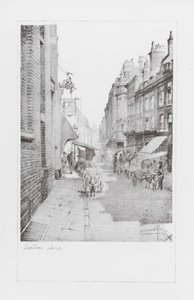 London Lanes: Leather Lane by Alan Stapleton