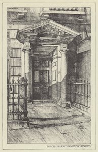 Porch, 19, Southampton Street by Alan Stapleton