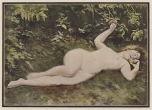 A daughter of Eve by Albert Auguste Fourie