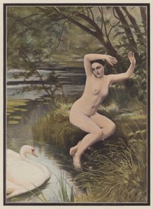 Leda, Spartan Princess from Greek Mythology by Albert (after) Aublet