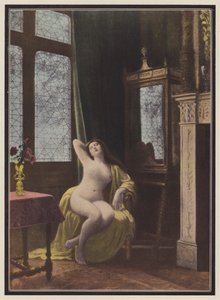 Sleeping Woman by Albert (after) Aublet