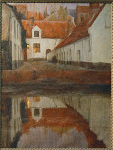 A Small Town on the River Bank, Flanders