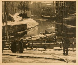 The Thaw in Ghent by Albert Baertsoen
