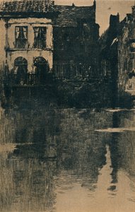 Old Houses by the Water, c1886-1906, 1906-7 by Albert Baertsoen