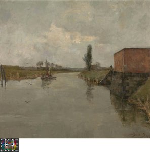 View of the Surroundings of Dendermonde by Albert Baertsoen