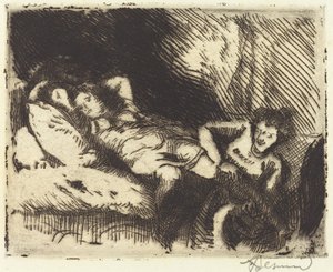 Going to Bed by Albert Besnard