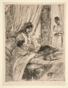 Lunch (or, Happy Maternity) by Albert Besnard