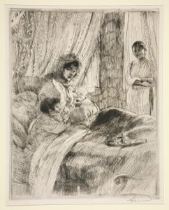 Lunch, or Happy Maternity by Albert Besnard