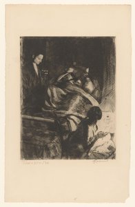 Woman in Childbirth by Albert Besnard