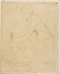 Woman at Her Toilette