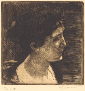 Woman in Full Profile by Albert Besnard