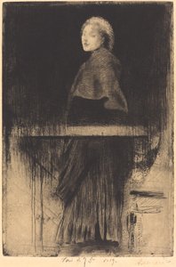 Woman with a Cape by Albert Besnard