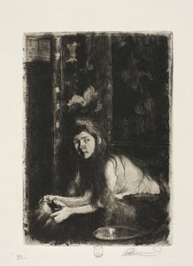 Woman with a Vase by Albert Besnard