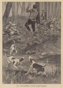 Hunting Otters by Albert Besnou