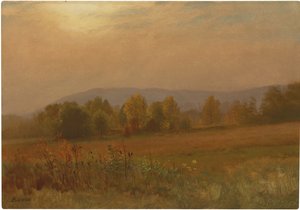 Autumn Landscape, New England by Albert Bierstadt