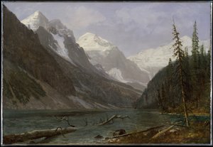 Canadian Rockies (Lake Louise) by Albert Bierstadt