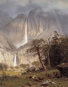 Cho-looke, the Yosemite Fall, 1864 by Albert Bierstadt