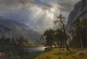Mount Starr King, Yosemite by Albert Bierstadt