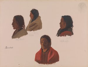 Studies of Indian Chiefs Made at Fort Laramie, ca. 1859