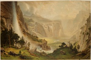 The Domes of the Yosemite by Albert Bierstadt