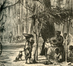 A Road-side Scene near Charleston by Albert Bobbett