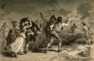 Concord - The First Blow for Liberty, 1877 by Albert Bobbett