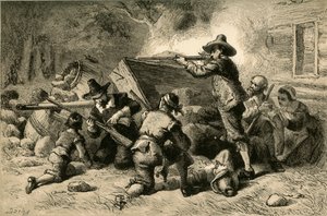 Virginians Defending Themselves Against Indians, 1877