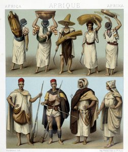 Costumes of Algeria and Tunisia by Albert Charles August Racinet