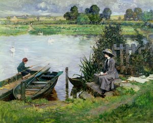 The Thames at Benson