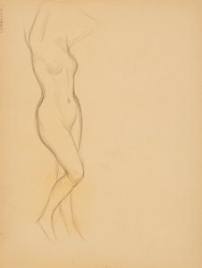 Nude by Albert Edelfelt