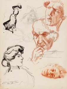 Character Sketches by Albert Edelfelt