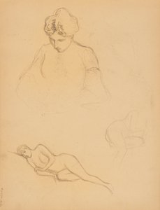 Character Sketches by Albert Edelfelt
