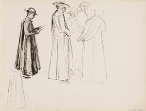 Clergy by Albert Edelfelt