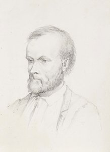 Portrait of Aleksis Kivi by Albert Edelfelt