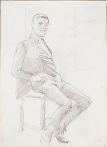 Portrait of a Man by Albert Edelfelt