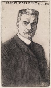 Self-Portrait by Albert Edelfelt