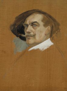 Self-Portrait in a Dress of the 17th Century, Study by Albert Edelfelt