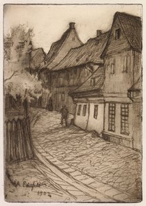 Street in Goslar, Harz by Albert Edelfelt
