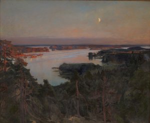 Summer Evening, Haiko Fiord by Albert Gustaf Aristides Edelfelt