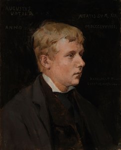 The Artist Aukusti Uotila, Study for Duke Karl Insulting the Corpse of Klaus Fleming by Albert Edelfelt