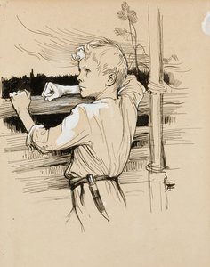 The Soldier-Boy by Albert Edelfelt