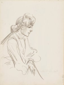 Seated Woman by Albert Edelfelt