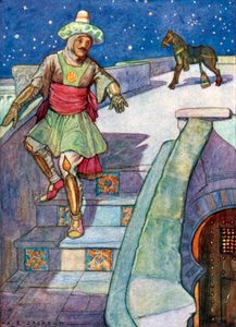 The Prince Left the Enchanted Horse on the Terrace by Albert Edward Jackson