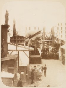View of the External Area of the Monduit and Bechet Workshop, Showing the Head of the Statue of Liberty, Paris