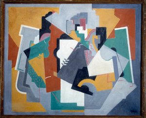 Composition, Madonna and Child, 1930 (oil & tempera on