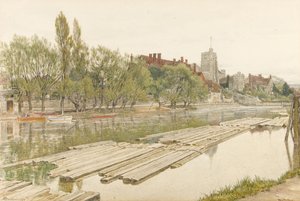 All Saints Church Maidstone by Albert Goodwin