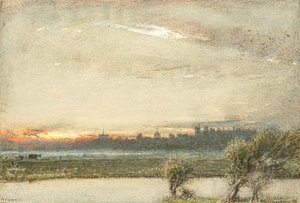 Arundel Castle, Sussex by Albert Goodwin