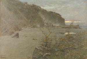 Autumn at Clovelly by Albert Goodwin