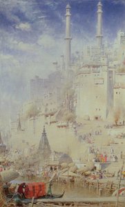Benares (also known as Varanasi) by Albert Goodwin