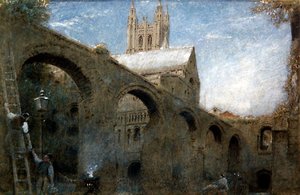 Canterbury by Albert Goodwin